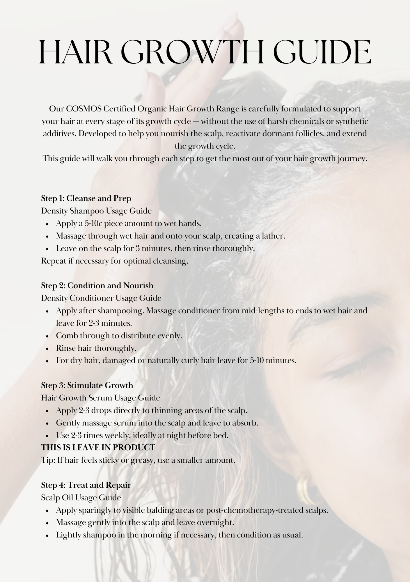 Organic Density Hair Growth Serum